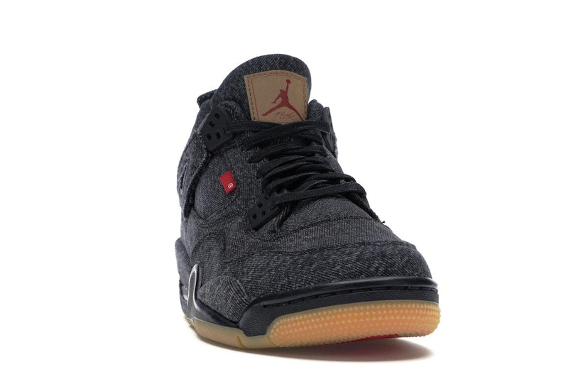 Jordan 4 Retro Levi's Black (GS) (Blank Tag)