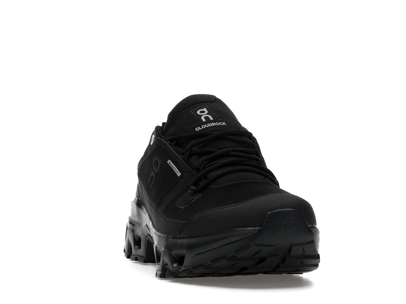 On Running Cloudrock Low Waterproof All Black