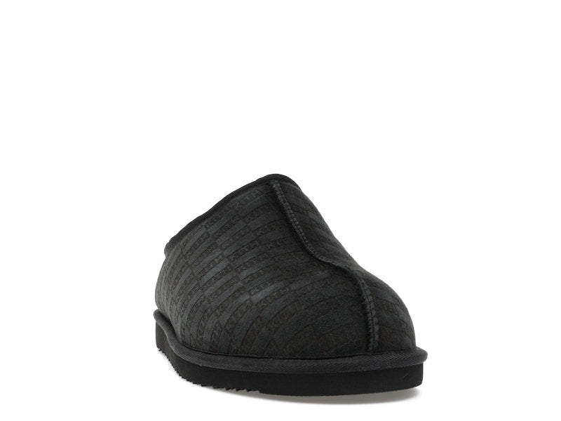 Kith Kithmas Monogram Shearling Slippers Black