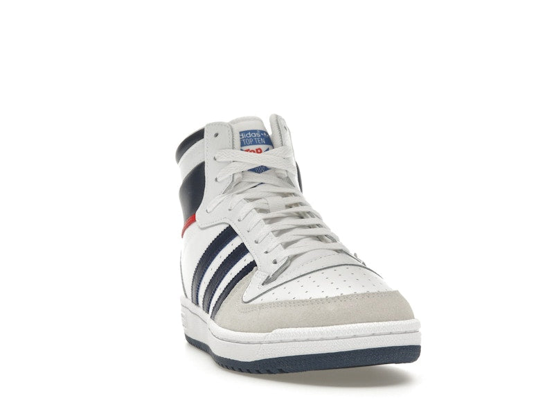 adidas Top Ten Hi White Navy Red