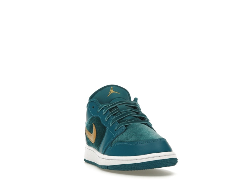 Jordan 1 Low SE Geode Teal Metallic Gold (GS)