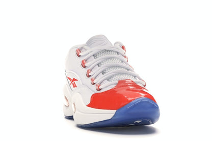 Reebok Question Low Patent Toe Orange