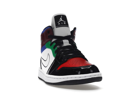 Jordan 1 Mid SE Black White Multi-Color (Women's)