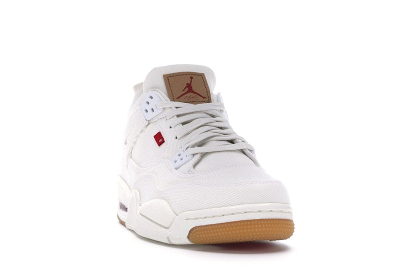 Jordan 4 Retro Levi's White (GS) (Blank Tag)