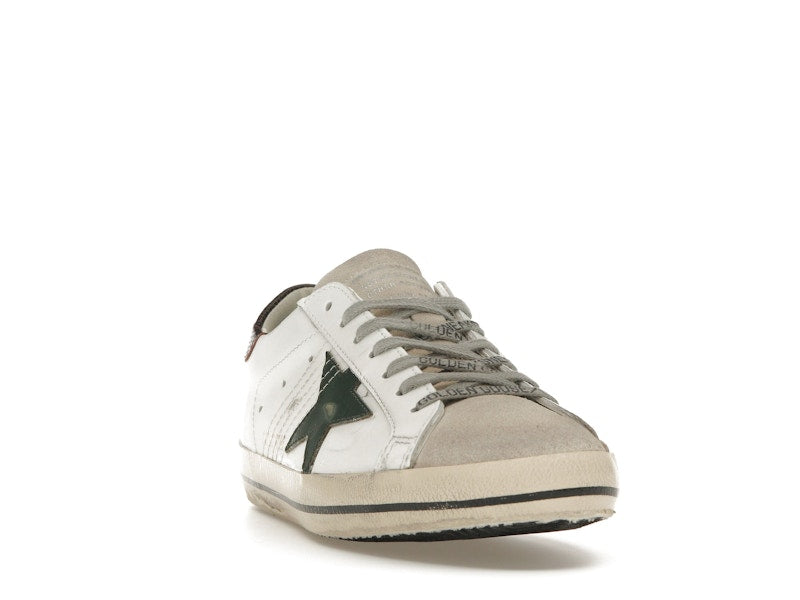 Golden Goose Super-Star White Seedpearl Green