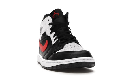 Jordan 1 Mid Black Chile Red White