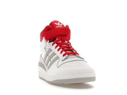 adidas Forum Mid White Red Grey