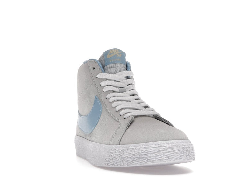 Nike SB Blazer Mid Soft Grey Baby Blue