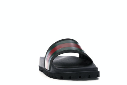 Gucci Web Slide Sandal Black