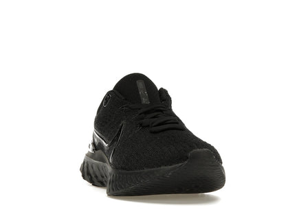 Nike React Infinity Run Flyknit 3 Triple Black (Women's)