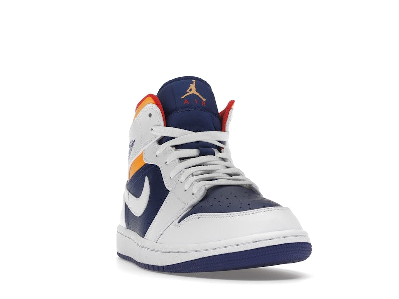 Jordan 1 Mid Royal Blue Laser Orange