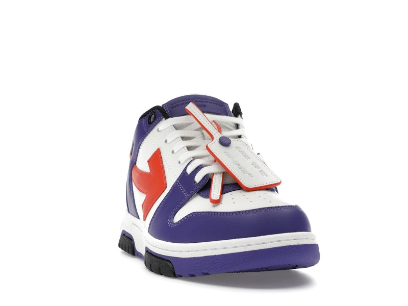 OFF-WHITE Out Of Office OOO Low Tops White Purple Orange