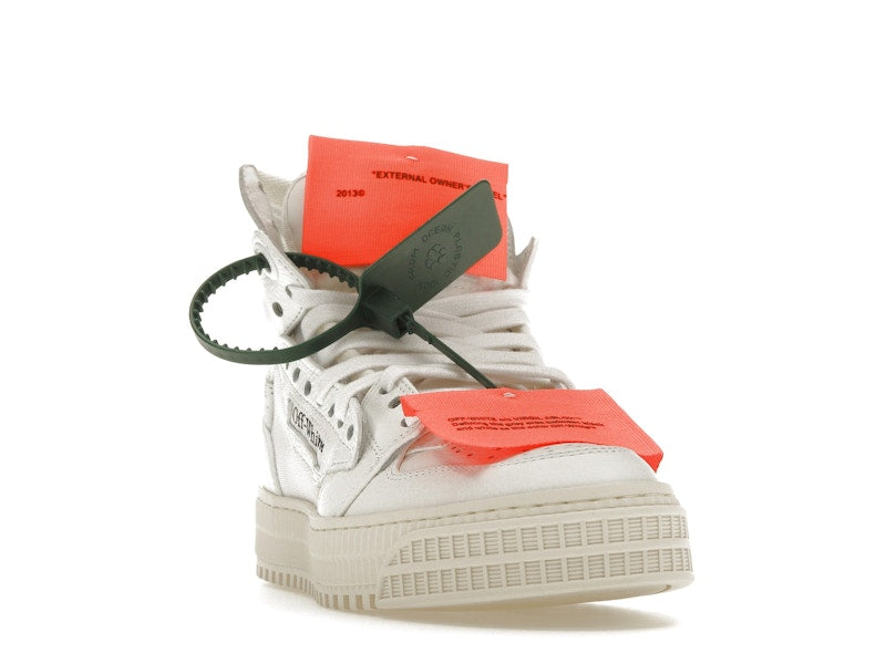 OFF-WHITE Off Court 3.0 Leather Canvas White White Orange (Women's)