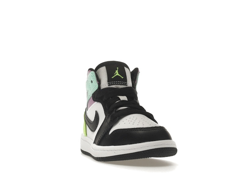 Jordan 1 Mid Pastel Black Toe (PS)
