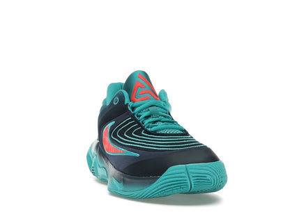 Nike Giannis Immortality 4 Dusty Cactus Obsidian Bright Crimson