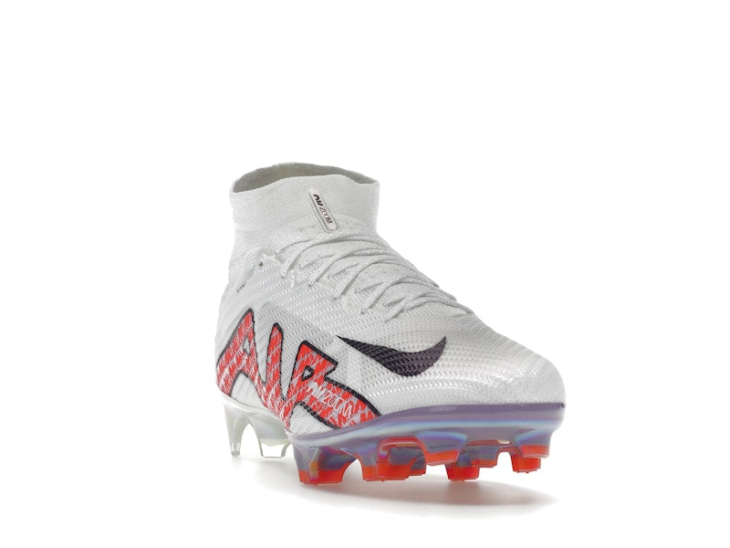 Nike Zoom Mercurial Superfly 9 Elite FG White Bright Crimson