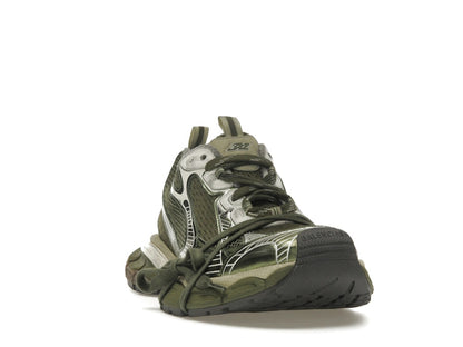 Balenciaga 3XL Dark Green Light Beige