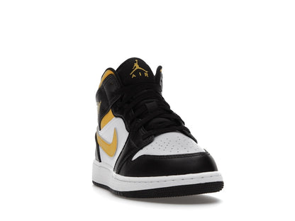 Jordan 1 Mid White Pollen Black (GS)