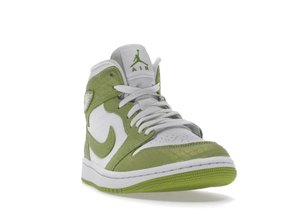 Jordan 1 Mid Green Python (Women's)