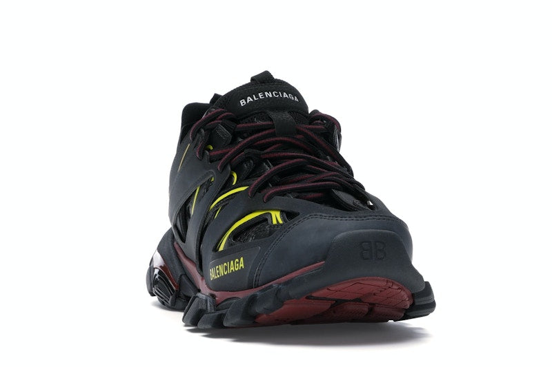 Balenciaga Track Trainers Black Bordeaux
