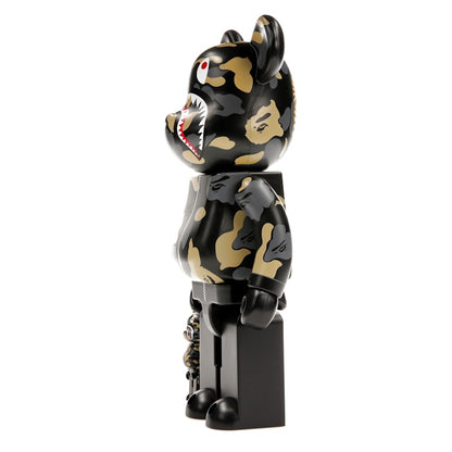 Bearbrick x BAPE Madison Avenue Exclusive Shark Camo 100% & 400% Set