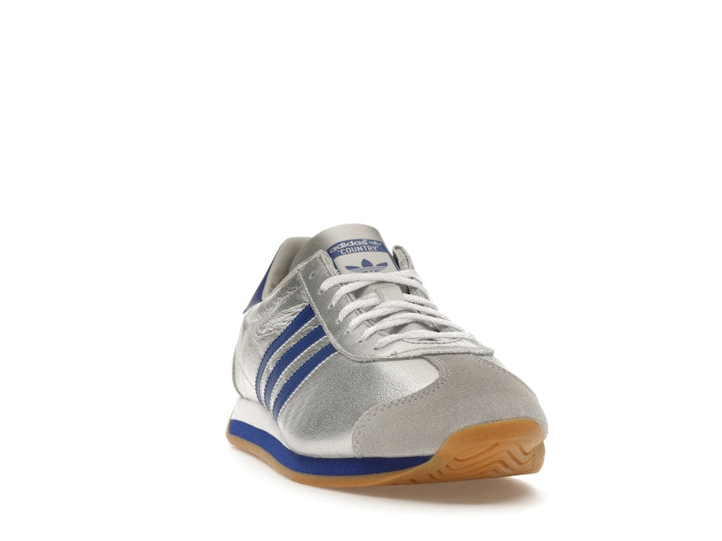 adidas Country OG Matte Silver Bright Blue Cloud White