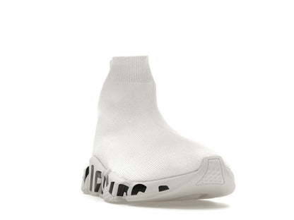 Balenciaga Speed Graffiti Trainers White Black