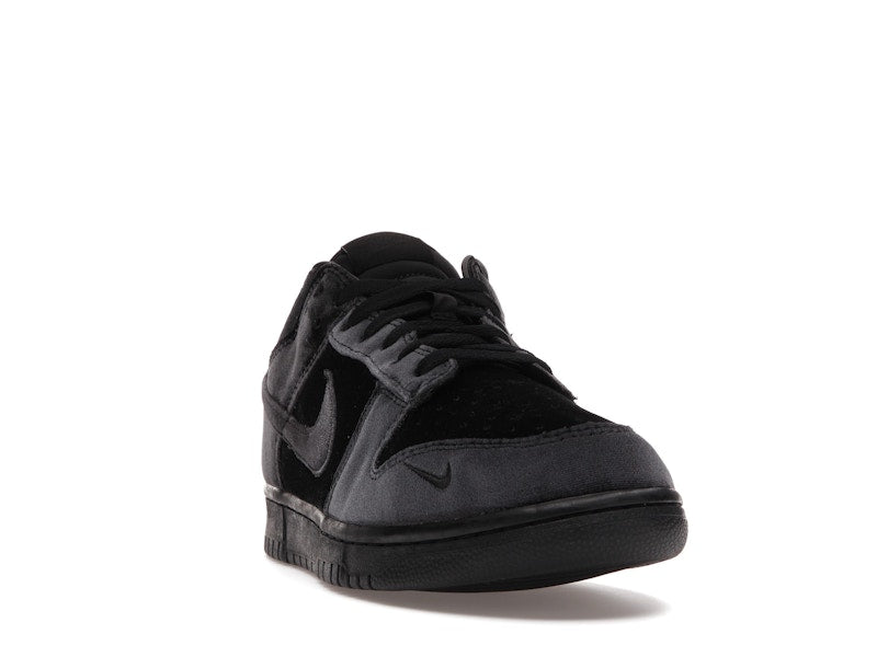 Nike Dunk Low Dover Street Market Triple Black Velvet