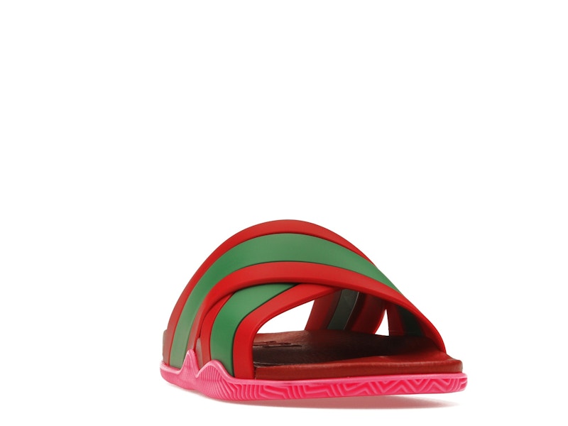 Gucci Web Slide Pink Rubber (Women's)