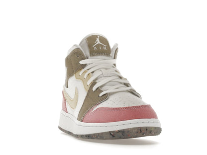 Jordan 1 Mid SE Pastel Vivid Green Grind (GS)