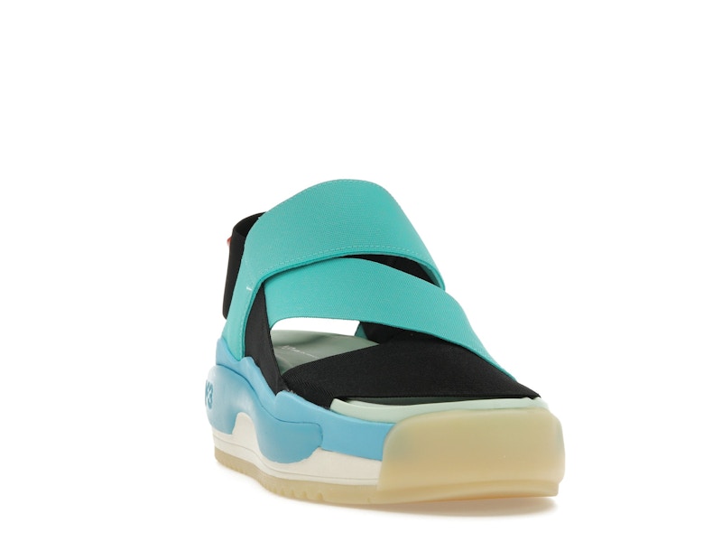 adidas Y-3 Hokori Sandal Black Mint Cyan