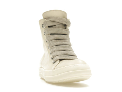 Rick Owens Lido High Sneaks Jumbo Laced Milk