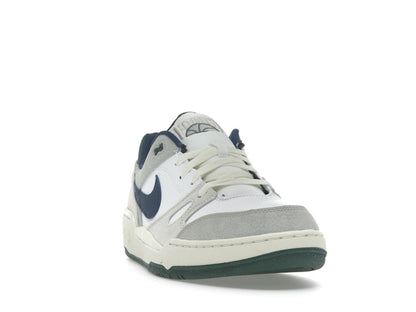 Nike Full Force Low White Midnight Navy Green