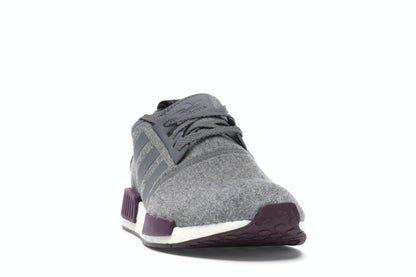 adidas NMD R1 Wool Grey Four Maroon