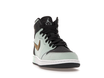 Jordan 1 Retro High Mint Foam Anthracite Metallic Gold (GS)