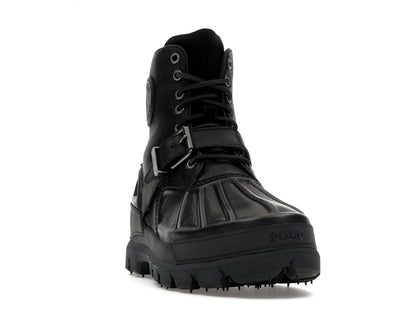 Polo Ralph Lauren Oslo High Oiled Leather Boot Black