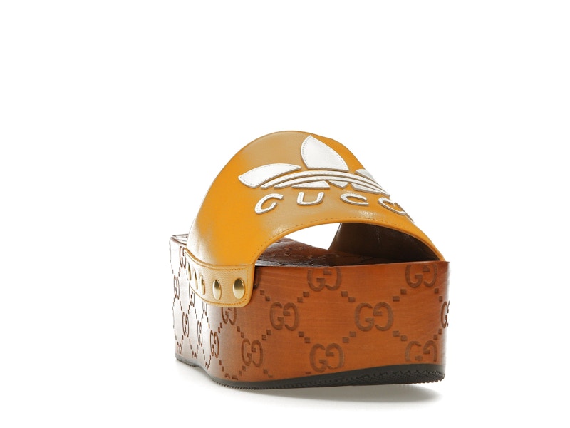 Gucci x Adidas GG Clog Yellow (Women's)