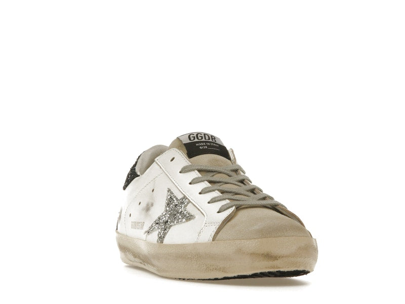 Golden Goose Super-Star White Blue Glitter (Women's)