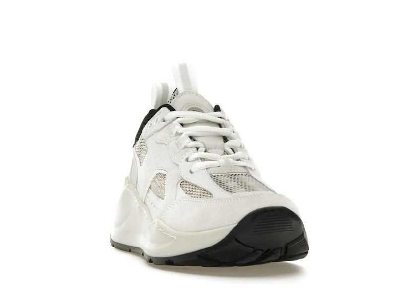 Burberry Logo Print Leather, Suede and Check Mesh Sneakers Archive Beige White (Women's)
