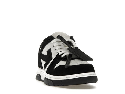 OFF-WHITE Out Of Office OOO Low Tops White Black Suede