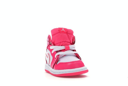 Jordan 1 Mid Hyper Pink White (TD)