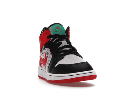 Jordan 1 Mid SE Ugly Christmas Sweater (GS)