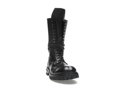 Rick Owens Army Laced Boot Black
