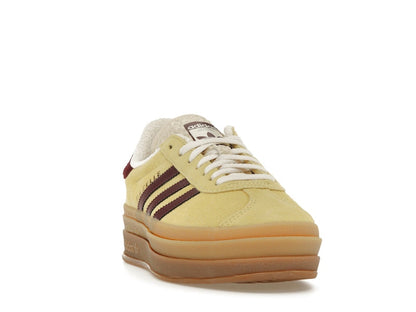 adidas Gazelle Bold Almost Yellow Maroon (Women's)