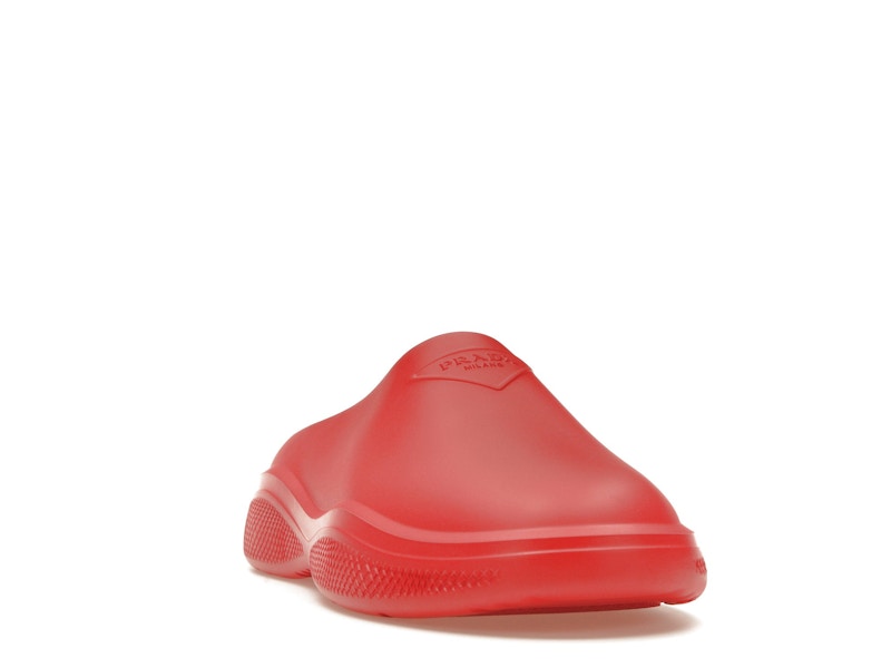 Prada Foam Rubber Mule Red