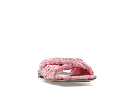 Bottega Veneta Raffia Stretch Flat Sandals Blossom (Women's)