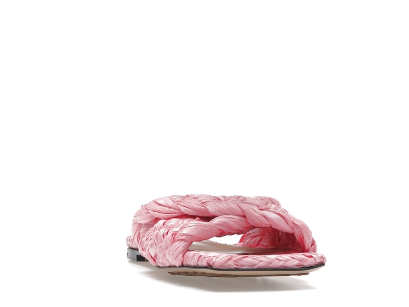 Bottega Veneta Raffia Stretch Flat Sandals Blossom (Women's)