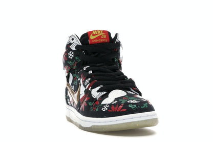 Nike SB Dunk High Concepts Ugly Christmas Sweater Black (Special Box)