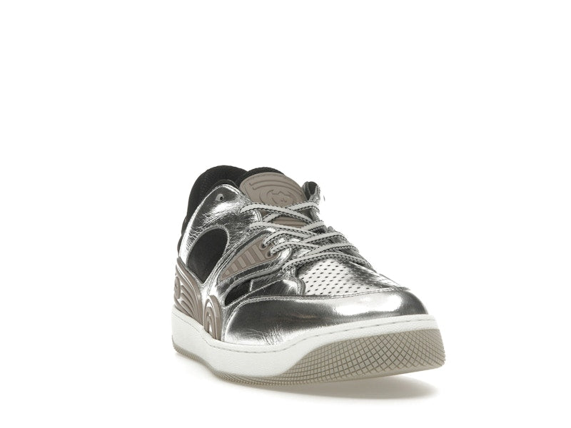 Gucci Basket Low Silver Black
