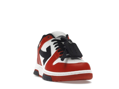 OFF-WHITE Out Of Office OOO Low Tops Black White Red